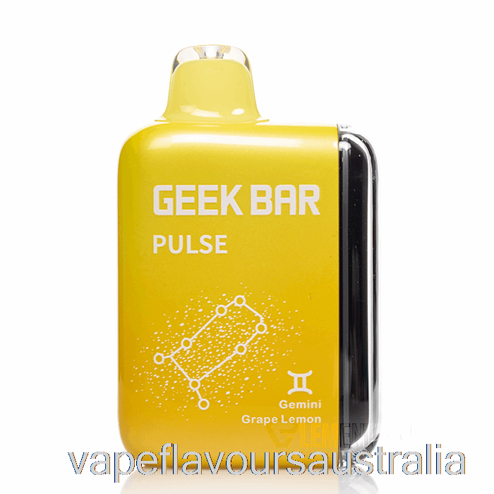 Vape Flavours Australia Geek Bar Pulse 15000 Disposable Grape Lemon